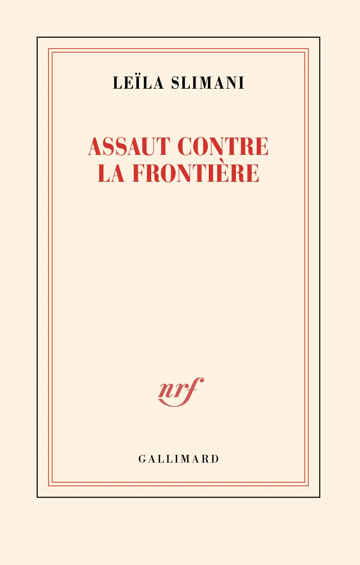 Couverture du livre: Assaut contre la frontière