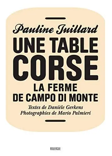 Couverture du livre: Une table corse