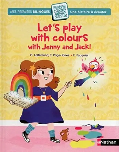 Couverture du livre: Let's play with colours with Jenny and Jack !
